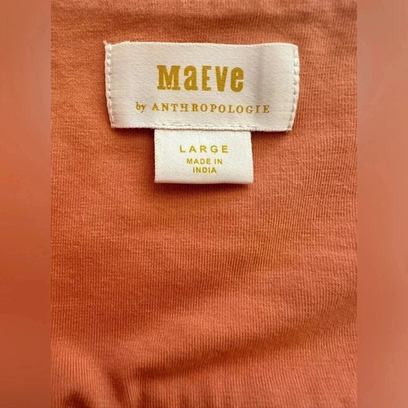 Maeve Anthropologie Ruffled Bubble-Hem Cropped Tank Size L - Picture 4 of 4